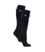 Ladies 2 Pack Wellington Soft Brushed Inner Boot Socks-1