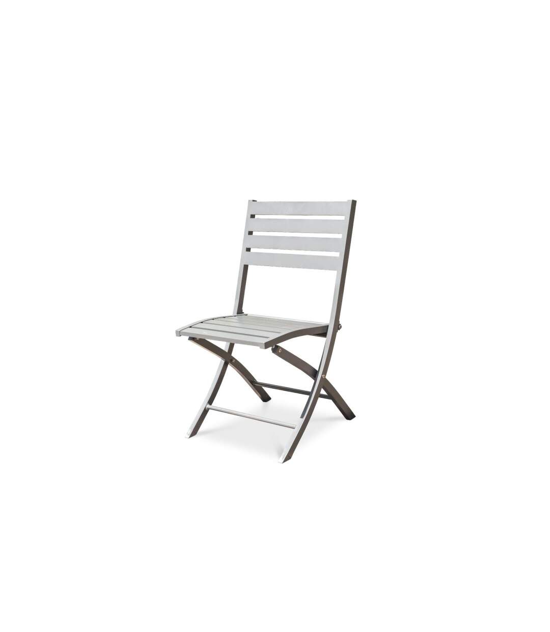 Chaise de Jardin Pliante Marius 82cm Gris-2