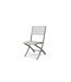 Chaise de Jardin Pliante Marius 82cm Gris-2