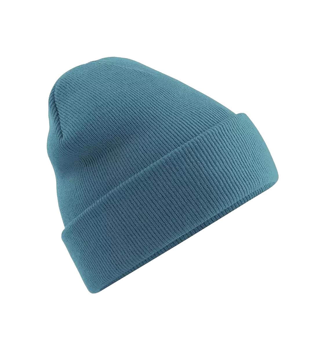 Unisex adults original cuffed beanie airforce blue Beechfield-1