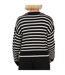 Pull Motif/style À Rayures Femme Noir Blanc Cassé Brave Soul-3