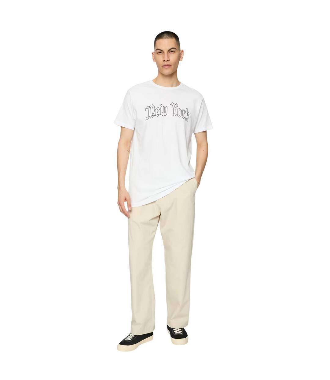 Blanc Mister Tee-4