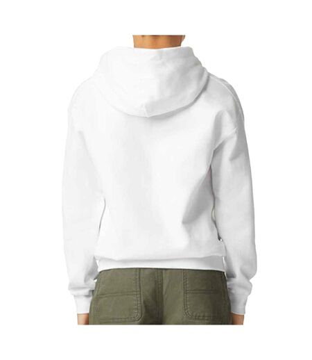 Sweat à capuche softstyle enfant blanc Gildan