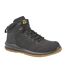 Grafters Mens Action Nubuck Safety Ankle Boots (Black) - UTDF1917