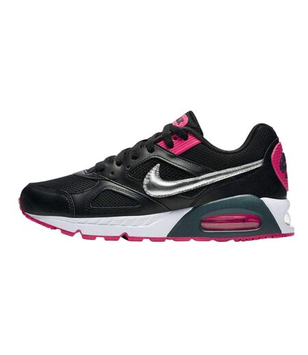 Womens/ladies Air Max Ivo Trainers Black Pink White Nike