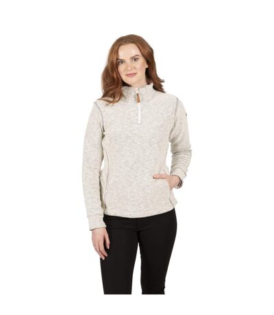 Haut Polaire Ronette Femme Blanc Cassé Trespass