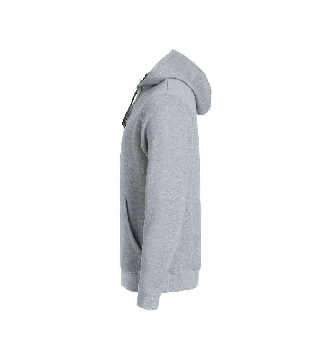 Sweat à capuche classic homme gris Clique-3