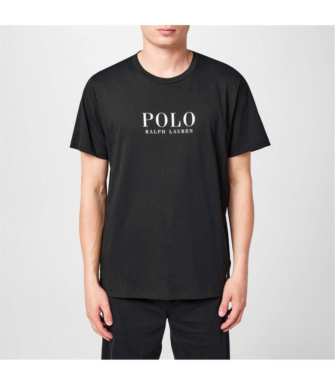 Mens Polo Logo T-shirt Black Ralph Lauren-1
