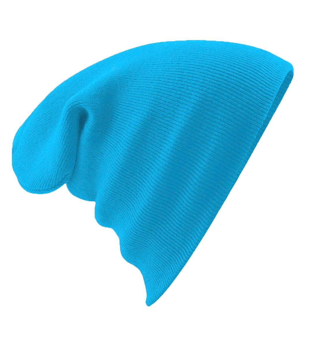 Bonnet tricoté unisexe bleu clair Beechfield-2