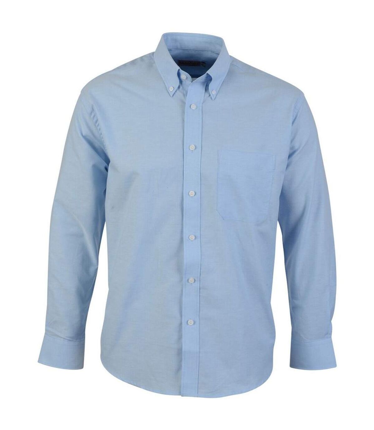 Absolute Apparel Mens Long Sleeved Oxford Shirt (Light Blue) - UTAB119