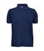 Tee Jays Mens Heavy Pique Short Sleeve Polo Shirt (Navy Blue) - UTBC3301