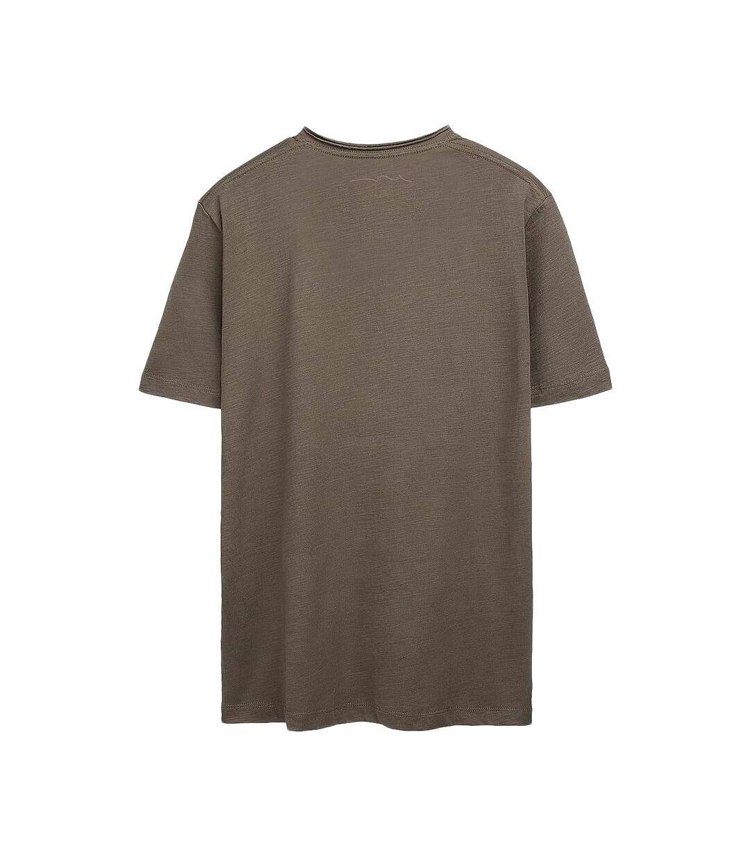 T-shirt kaki homme teddy smith gildas-2