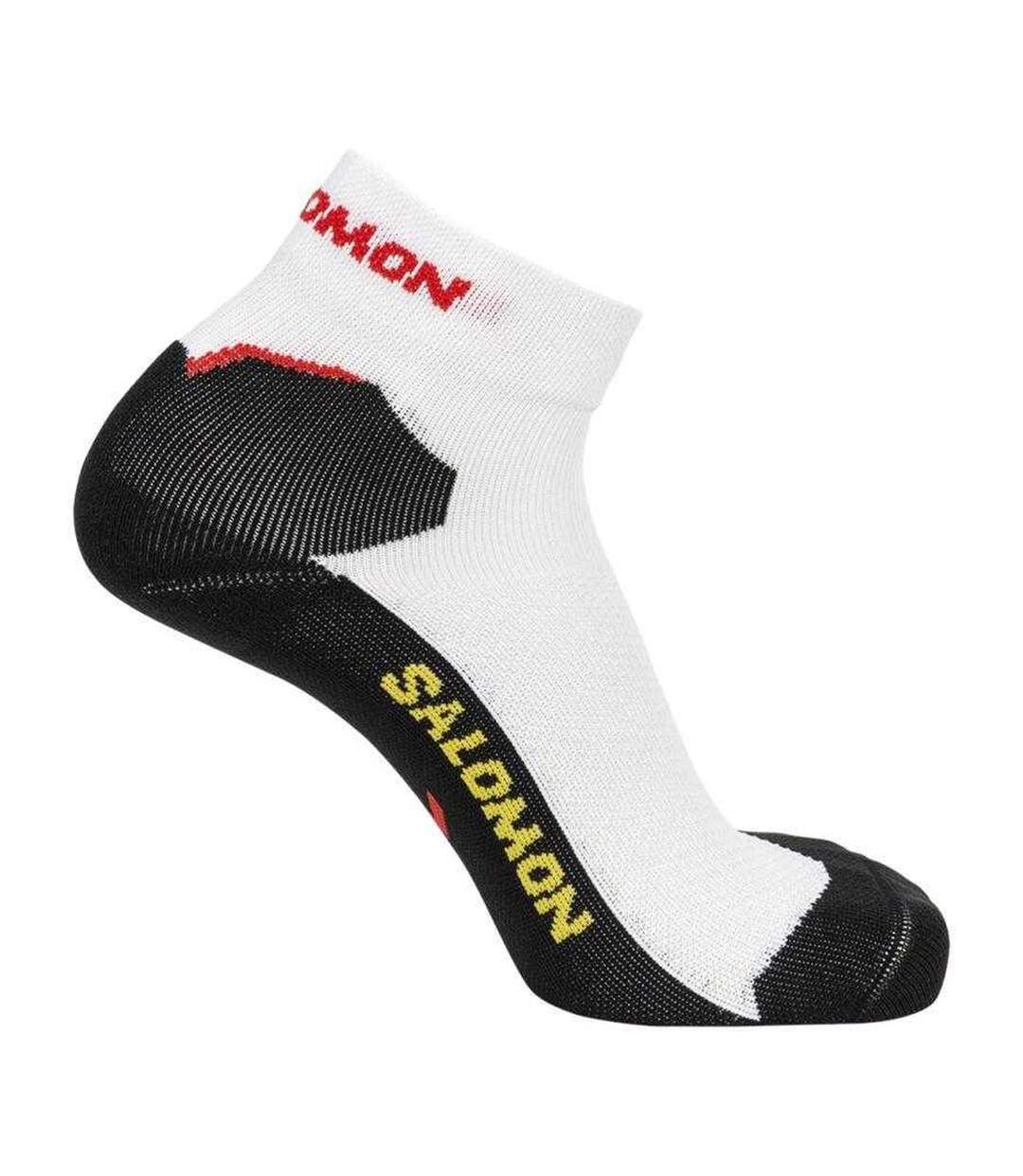 Socquettes Speedcross Adulte Blanc Noir Salomon-1