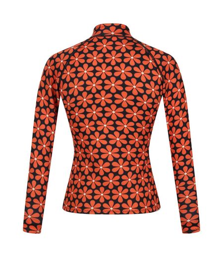 Haut de bain orla kiely femme bleu marine / orange Regatta