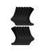 12 Pairs Mens Thin Soft 100% Cotton Plain Coloured Socks-1