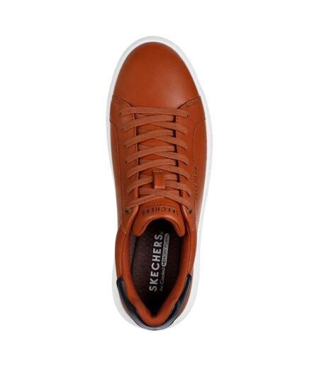 Mens court break suit trainers cognac Skechers