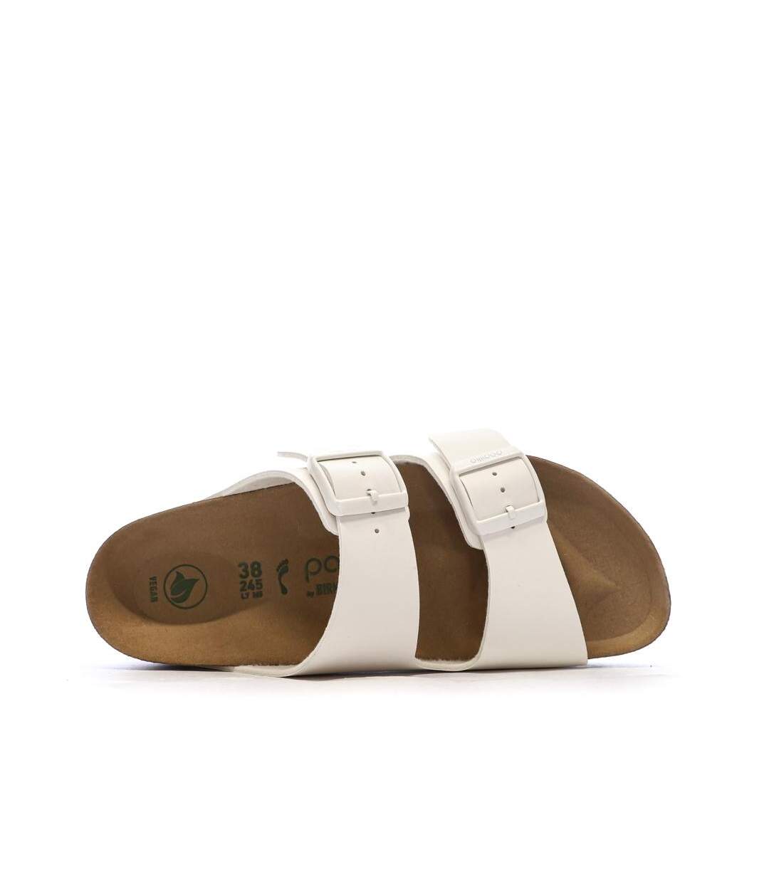 Sandales beige femme birkenstock arizona papflex-4
