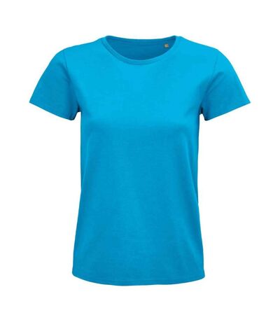 SOLS Womens/Ladies Pioneer T-Shirt (Aqua)