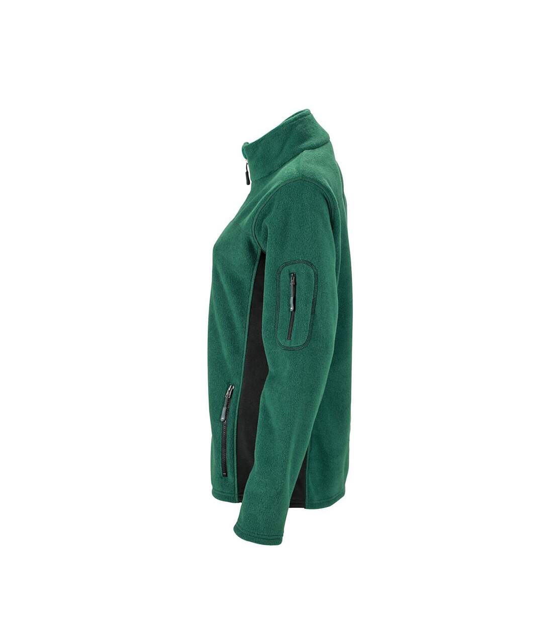 Veste Polaire Strong Femme Vert Foncé Noir James And Nicholson-3