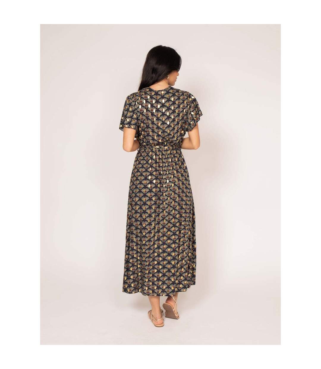 Robe longue motifs IRABO - Dona X Lisa-2