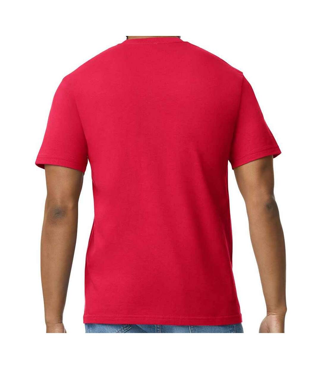 T-shirt homme rouge Gildan