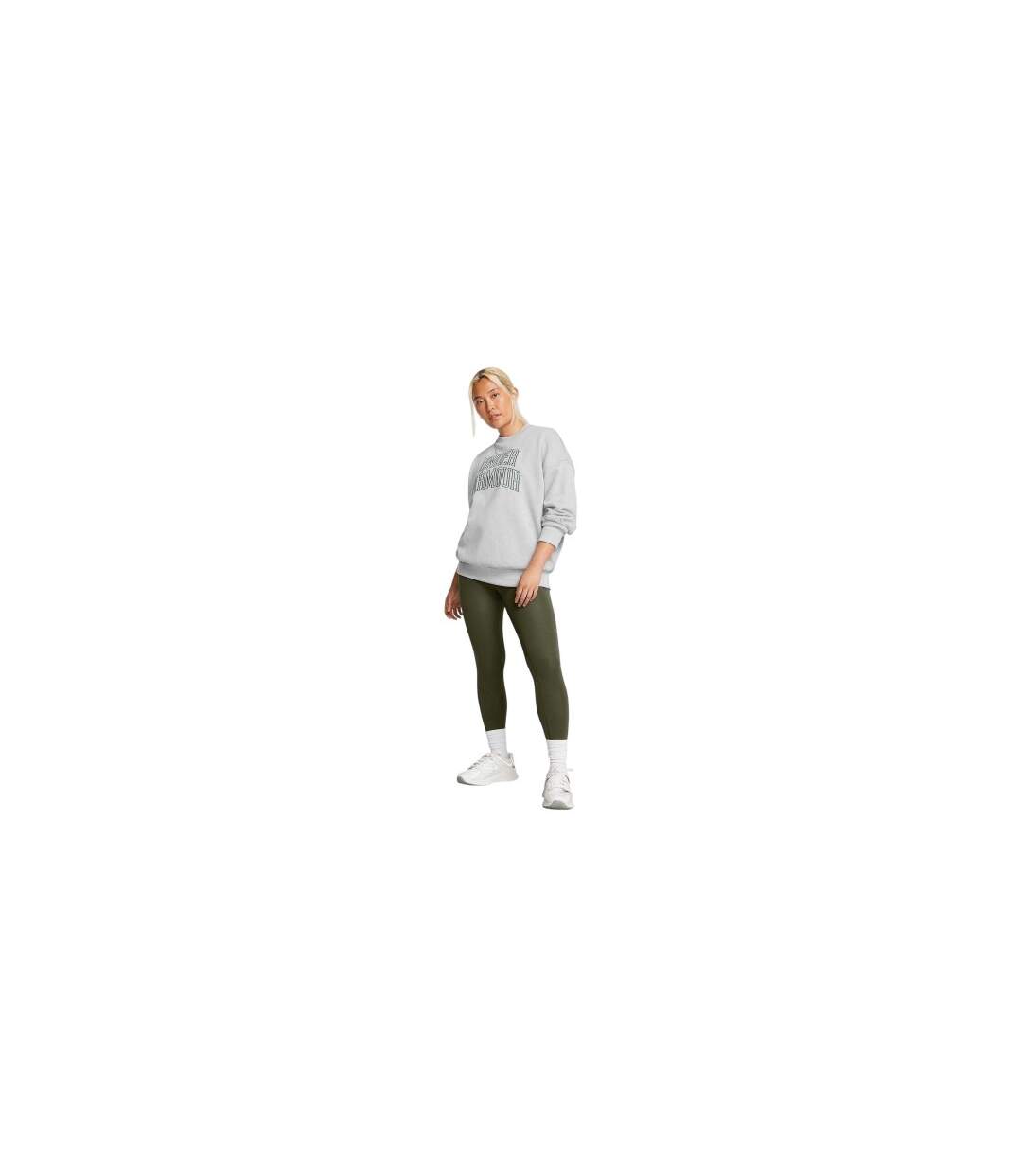 Sweat Icon Femme Gris Under Armour-1