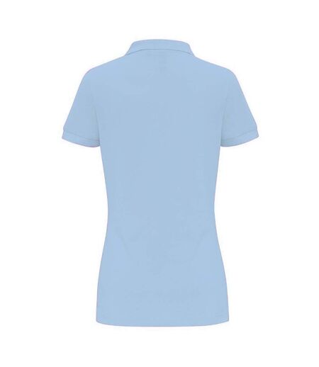 Asquith & Fox Womens/Ladies Plain Short Sleeve Polo Shirt (Sky) - UTRW3472