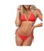 Ensemble de bikini orange femme lagon bleu vermillon-1