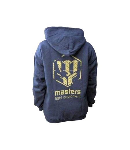 Sweat À Capuche Motif/style Logo Homme Bleu Masters