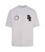 Mens Cotton Blend Oversized T-shirt Off White Blank Essentials-2