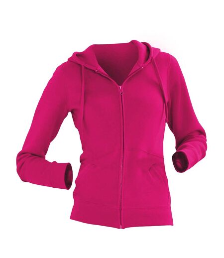 Veste à capuche authentic femme fuchsia Russell