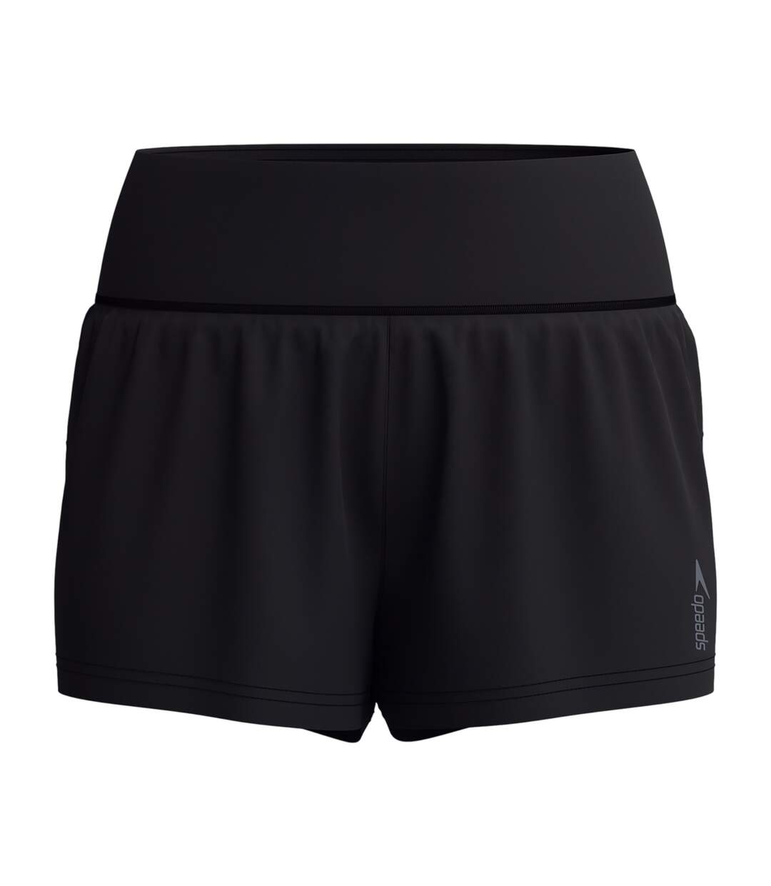 Womens/ladies Lookout Swim Shorts Black Speedo-1