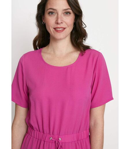 Robe courte droite taille élastiquée