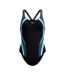 Maillot De Bain 1 Pièce Motif/style À Rayures Quantum Splice Femme Noir Speedo-2