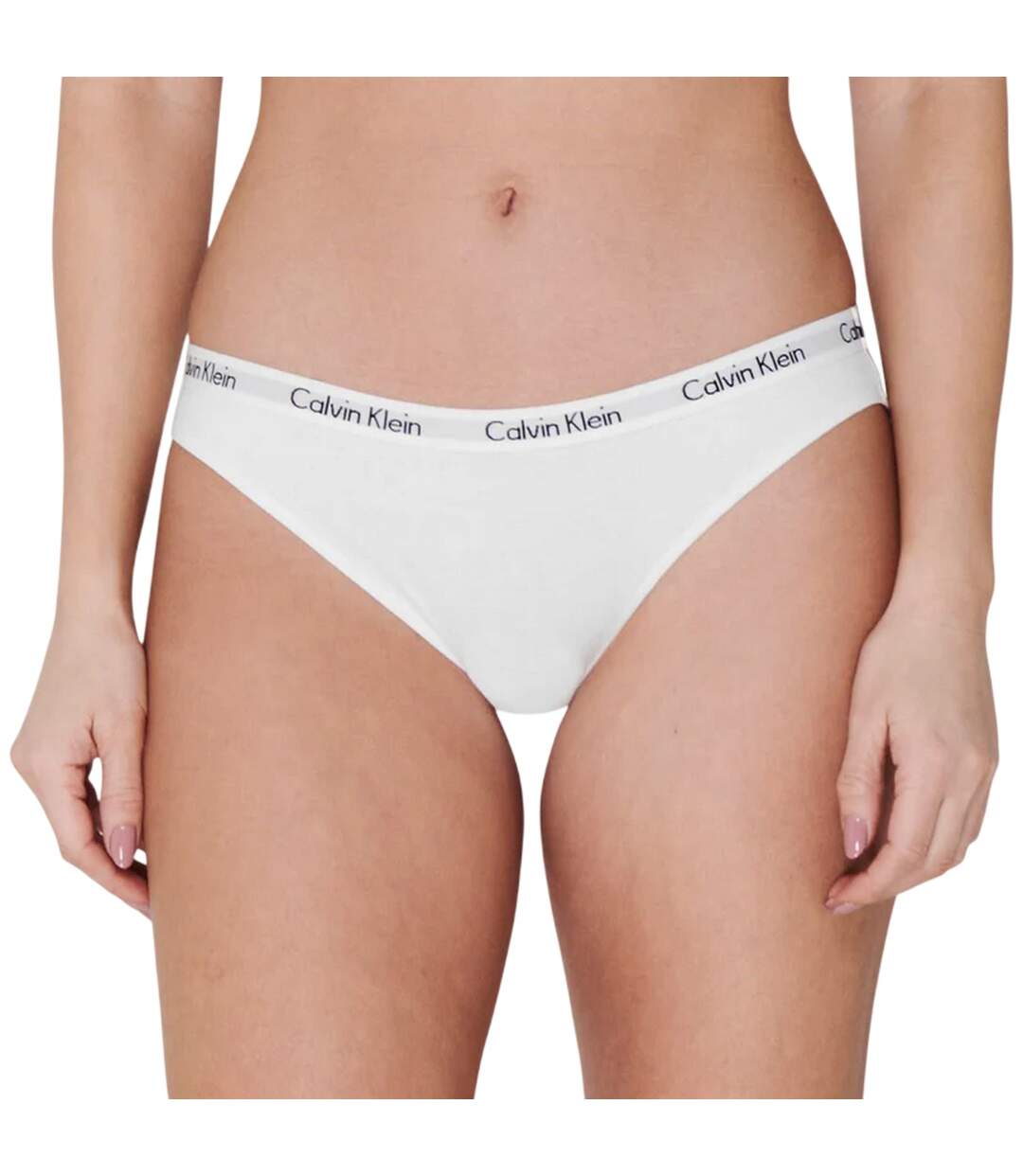 Bas De Maillot De Bain Carousel Femme Blanc Calvin Klein-3