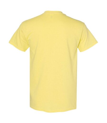 Gildan Mens Heavy Cotton Short Sleeve T-Shirt (Cornsilk) - UTBC481