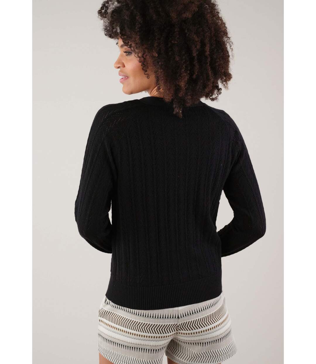 Pull en coton basique pour femme HORFI-5