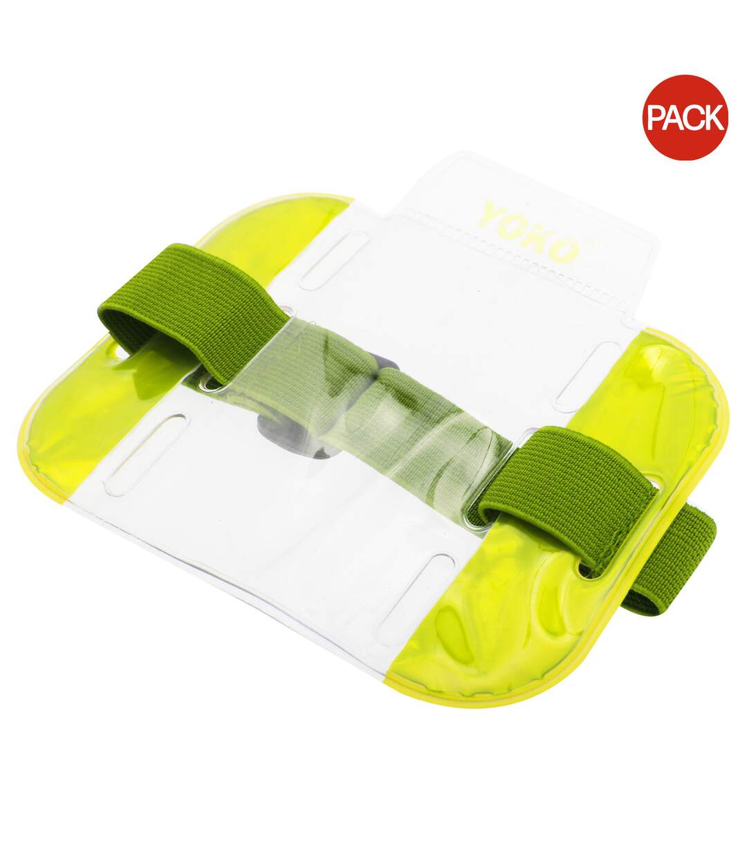 Pack of 4  Id armbands / accessories  one size floro yellow Yoko-1