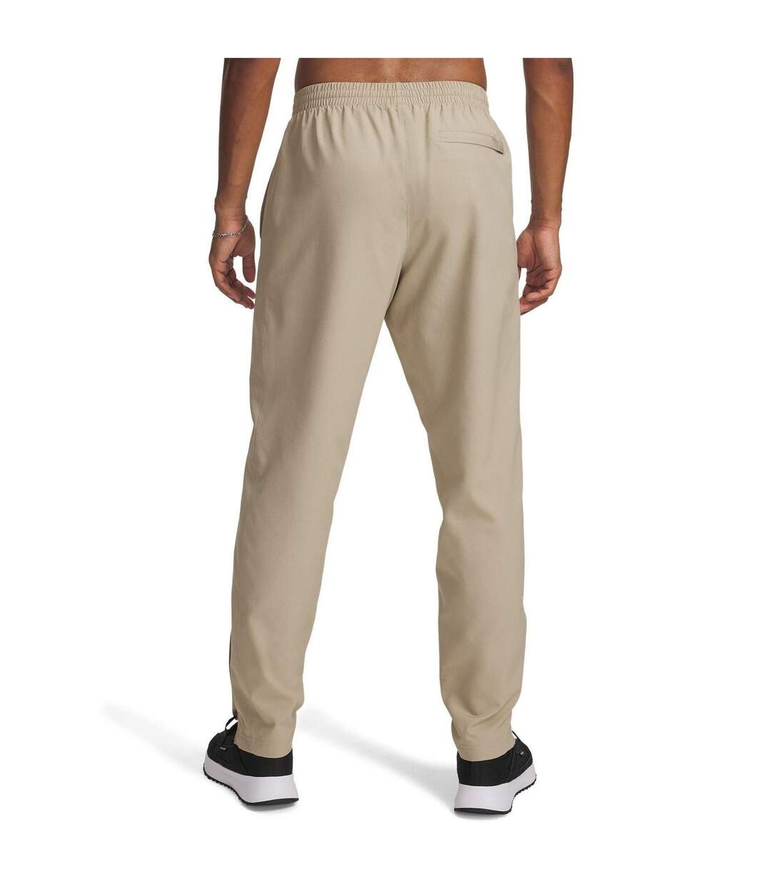 Mens Rival Woven Jogging Bottoms Khaki Brown Under Armour-1