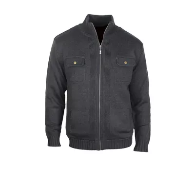 Veste fourrée fermeture zippée CESAR1