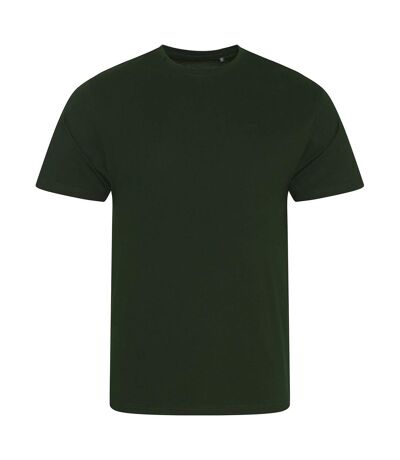 Mens cascade ecologie t-shirt bottle green Awdis