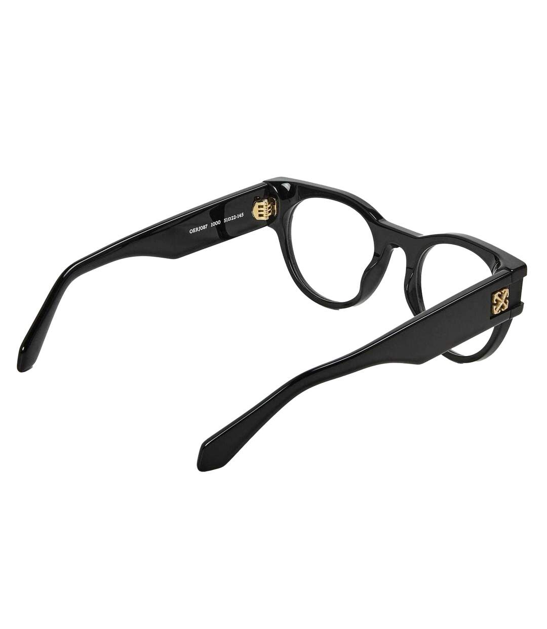Lunettes De Soleil Motif/style Logo Doré Style Adulte Taille Unique Noir Off-White-2