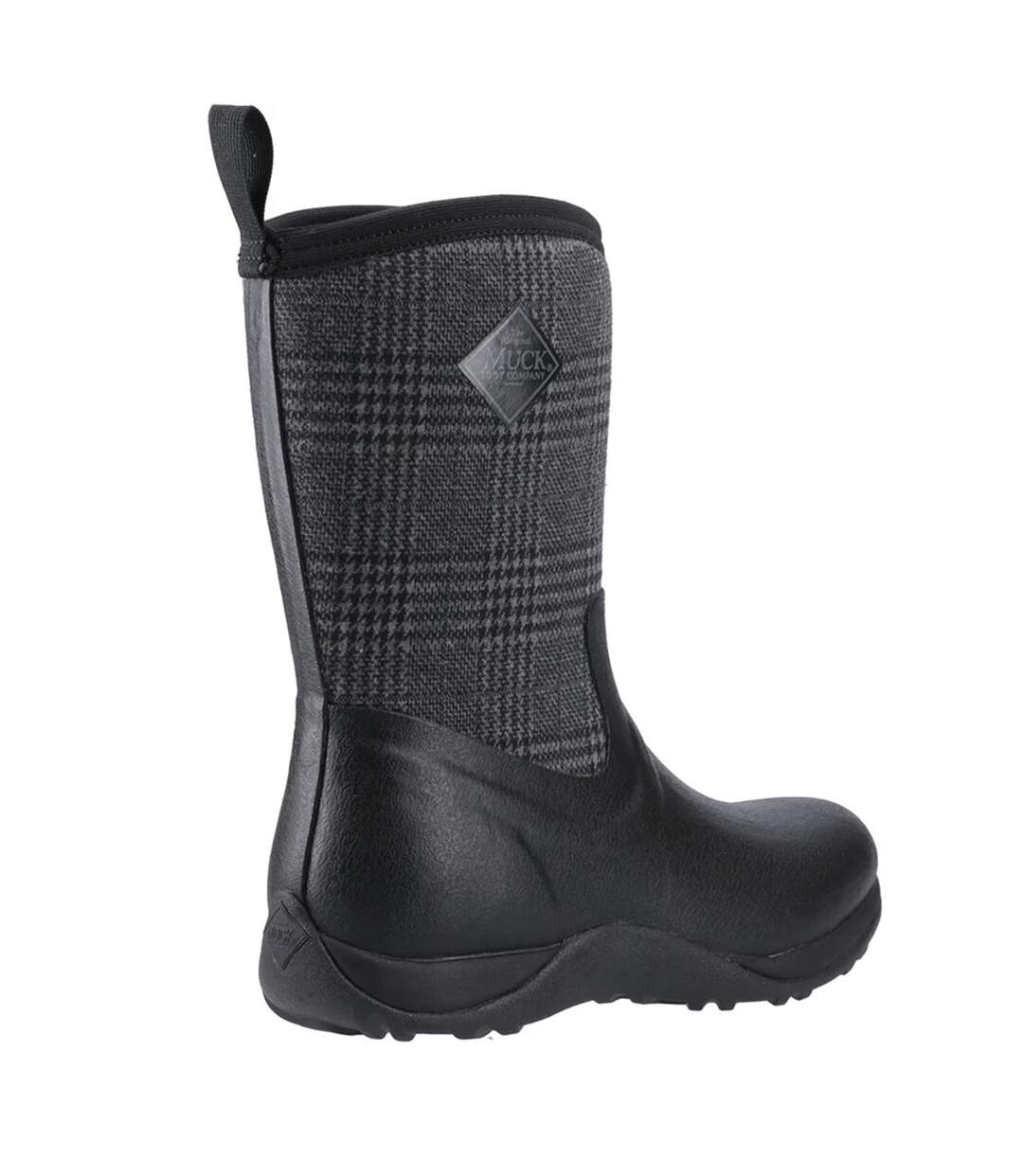 Womens/ladies Arctic Weekend Pull-on Wellington Boots Black Muck Boots-2