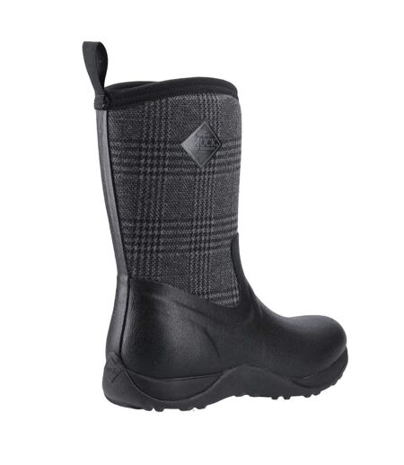 Womens/ladies Arctic Weekend Pull-on Wellington Boots Black Muck Boots