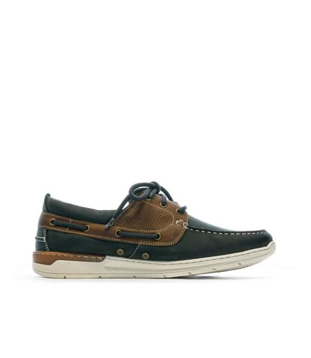 Chaussures bateaux marine/marron homme tbs matboat