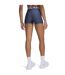 Womens/ladies Heatgear Compression Shorts Frost Gray Under Armour-2