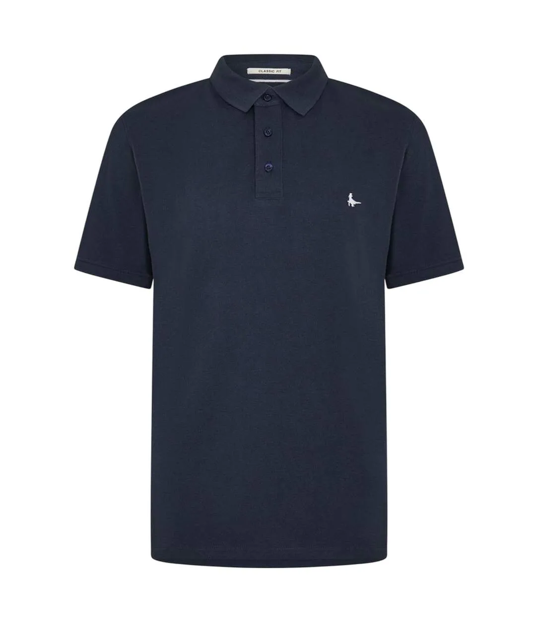 Mens Classic Embroidered Logo Polo Shirt Navy Jack Wills-2