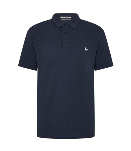 Mens Classic Embroidered Logo Polo Shirt Navy Jack Wills