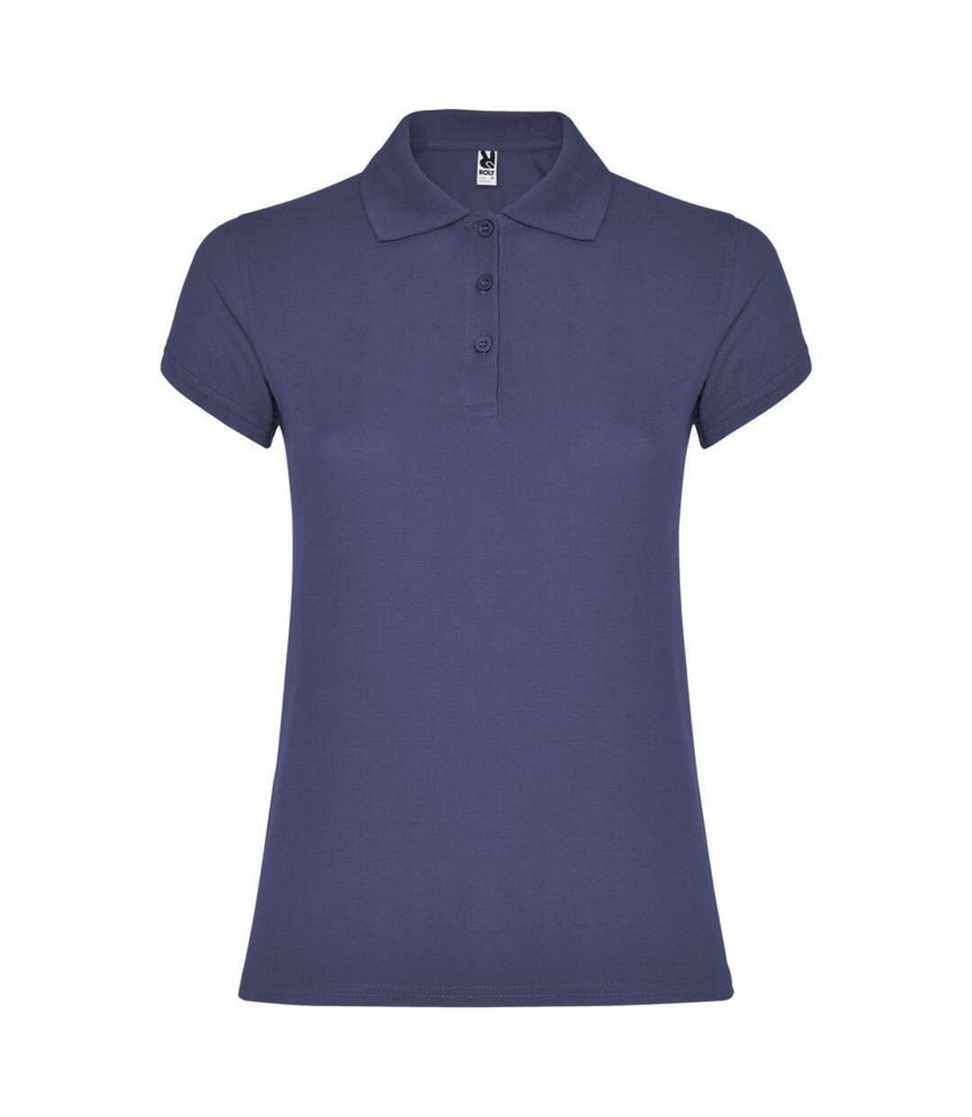 Polo star femme bleu denim Roly