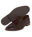 Mens abingdon tassel leather loafers dark brown Debenhams